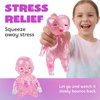 image:imageJOYIN Purple Baby Stress Relief Toy 61Inch Baby Glitter Squishy Toy Slow Rising Toy for Kids amp Adults Soft Squeeze Anxiety Relief Fidget Sensory Toy for Gifts Party Favors OfficePink
