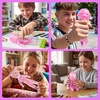 image:imageJOYIN Purple Baby Stress Relief Toy 61Inch Baby Glitter Squishy Toy Slow Rising Toy for Kids amp Adults Soft Squeeze Anxiety Relief Fidget Sensory Toy for Gifts Party Favors OfficePink