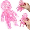 image:imageJOYIN Purple Baby Stress Relief Toy 61Inch Baby Glitter Squishy Toy Slow Rising Toy for Kids amp Adults Soft Squeeze Anxiety Relief Fidget Sensory Toy for Gifts Party Favors OfficePink