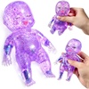 image:imageJOYIN Purple Baby Stress Relief Toy 61Inch Baby Glitter Squishy Toy Slow Rising Toy for Kids amp Adults Soft Squeeze Anxiety Relief Fidget Sensory Toy for Gifts Party Favors OfficePurple