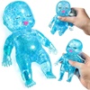image:imageJOYIN Purple Baby Stress Relief Toy 61Inch Baby Glitter Squishy Toy Slow Rising Toy for Kids amp Adults Soft Squeeze Anxiety Relief Fidget Sensory Toy for Gifts Party Favors OfficeBlue