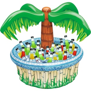 image:imageJOYIN 28 Inflatable Palm Tree Cooler Luau Hawaiian Tropical Beach Themed Party Decorations Blow Up Palm Trees Cooler Outdoor Party Supplies Kids Adults Birthday Party Dcor28