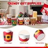 image:imageJOYIN 100PCS 9oz Christmas Disposable Paper Cups Xmas Drinking Party Cups Bulk with Christmas Elements and Holiday atmosphere for Chocolate Coffee Cold Beverage Holiday Tableware Party SuppliesCute