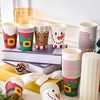 image:imageJOYIN 100PCS 9oz Christmas Disposable Paper Cups Xmas Drinking Party Cups Bulk with Christmas Elements and Holiday atmosphere for Chocolate Coffee Cold Beverage Holiday Tableware Party SuppliesCute