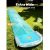 image:imageJOYIN 225ft Water Slides and 2 Bodyboards Lawn Water Slide Summer Slip Waterslides Water Toy with Build in Sprinkler for Backyard Outdoor Water Fun for KidsBlue  Light Blue
