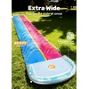 image:imageJOYIN 225ft Water Slides and 2 Bodyboards Lawn Water Slide Summer Slip Waterslides Water Toy with Build in Sprinkler for Backyard Outdoor Water Fun for KidsBlue  Pink