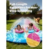 image:imageJOYIN 225ft Water Slides and 2 Bodyboards Lawn Water Slide Summer Slip Waterslides Water Toy with Build in Sprinkler for Backyard Outdoor Water Fun for KidsBlue  Pink