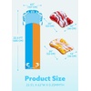 image:imageJOYIN 225ft Water Slides and 2 Bodyboards Lawn Water Slide Summer Slip Waterslides Water Toy with Build in Sprinkler for Backyard Outdoor Water Fun for KidsBlue  Orange