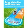 image:imageJOYIN 225ft Water Slides and 2 Bodyboards Lawn Water Slide Summer Slip Waterslides Water Toy with Build in Sprinkler for Backyard Outdoor Water Fun for KidsBlue  Orange