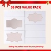 image:imageJOYIN 36 PCS Christmas Cookie Boxes for Gift Giving 875 x 575 x 275 Xmas Holiday White Bakery Treat Boxes Containers with Window for Pastries Cupcakes Chocolate Candy Brownies Donuts36