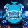 image:imageJOYIN Halloween Whale Trunk Or Treat Car Decorations Spooky Whale Car Decor Kit with Balloons Streamer for SUV Indoor Outdoor Halloween Party for Garage Lawn Archway Haunted House
