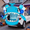 image:imageJOYIN Halloween Whale Trunk Or Treat Car Decorations Spooky Whale Car Decor Kit with Balloons Streamer for SUV Indoor Outdoor Halloween Party for Garage Lawn Archway Haunted House