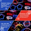 image:imageJOYIN 170 Pcs July 4th Glow Sticks Bulk Red White Blue 4th of July Sticks Bulk Patriotic Bracelets amp Necklaces Glow in The Dark Party Favor Supplies for Independence Day Accessory Decoration