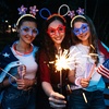image:imageJOYIN 170 Pcs July 4th Glow Sticks Bulk Red White Blue 4th of July Sticks Bulk Patriotic Bracelets amp Necklaces Glow in The Dark Party Favor Supplies for Independence Day Accessory Decoration