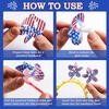 image:imageJOYIN 170 Pcs July 4th Glow Sticks Bulk Red White Blue 4th of July Sticks Bulk Patriotic Bracelets amp Necklaces Glow in The Dark Party Favor Supplies for Independence Day Accessory Decoration