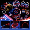 image:imageJOYIN 170 Pcs July 4th Glow Sticks Bulk Red White Blue 4th of July Sticks Bulk Patriotic Bracelets amp Necklaces Glow in The Dark Party Favor Supplies for Independence Day Accessory Decoration