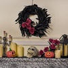 image:imageJOYIN 135 Black Natural Feathers Wreath for Halloween Decorations Spooky Scene Party Favors Halloween Photo Props Trick of Treat Front Door Porch Window Indoor Outdoor Party Decorations