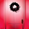 image:imageJOYIN 135 Black Natural Feathers Wreath for Halloween Decorations Spooky Scene Party Favors Halloween Photo Props Trick of Treat Front Door Porch Window Indoor Outdoor Party Decorations