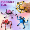 image:imageJOYIN 4PCS Fidget Spinners Toys Transformable Sensory Toys for Teens Boys Age 812 ADHD Autism Stress Relief Toy Birthday Gifts Party Favors Classroom prizes