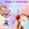 image:imageJOYIN 4PCS Fidget Spinners Toys Transformable Sensory Toys for Teens Boys Age 812 ADHD Autism Stress Relief Toy Birthday Gifts Party Favors Classroom prizes