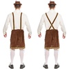 image:imageSpooktacular Creations Mens German Bavarian Oktoberfest Costume Set Beer Costume Hat for Adults Halloween and Beer FestivalBrown