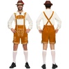 image:imageSpooktacular Creations Mens German Bavarian Oktoberfest Costume Set Beer Costume Hat for Adults Halloween and Beer FestivalGinger