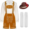 image:imageSpooktacular Creations Mens German Bavarian Oktoberfest Costume Set Beer Costume Hat for Adults Halloween and Beer FestivalGinger