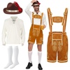 image:imageSpooktacular Creations Mens German Bavarian Oktoberfest Costume Set Beer Costume Hat for Adults Halloween and Beer FestivalGinger