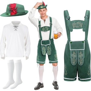 image:imageSpooktacular Creations Mens German Bavarian Oktoberfest Costume Set Beer Costume Hat for Adults Halloween and Beer FestivalGreen
