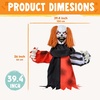 image:imageJOYIN Halloween Outdoor Animatronic Clown Groundbreaker Decorations HalfBody Clown Groundbreaker with Motion and LightUp Eyes for Outside Decor Graveyard Yard Lawn Haunted House Props