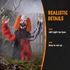 image:imageJOYIN Halloween Outdoor Animatronic Clown Groundbreaker Decorations HalfBody Clown Groundbreaker with Motion and LightUp Eyes for Outside Decor Graveyard Yard Lawn Haunted House Props