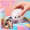 image:imageJOYIN Golden Gliter Stress Relief Toy PectinFilled Basic Squeeze Stress Balls QuickRising Squishy Fidget Sensory Toy for Adults and Kids Birthday Gifts Office Desk Party FavorsSparkly Silver