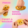 image:imageJOYIN Golden Gliter Stress Relief Toy PectinFilled Basic Squeeze Stress Balls QuickRising Squishy Fidget Sensory Toy for Adults and Kids Birthday Gifts Office Desk Party FavorsSparkly Golden