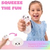 image:imageJOYIN Golden Gliter Stress Relief Toy PectinFilled Basic Squeeze Stress Balls QuickRising Squishy Fidget Sensory Toy for Adults and Kids Birthday Gifts Office Desk Party FavorsSparkly Silver