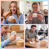 image:imageJOYIN Golden Gliter Stress Relief Toy PectinFilled Basic Squeeze Stress Balls QuickRising Squishy Fidget Sensory Toy for Adults and Kids Birthday Gifts Office Desk Party FavorsSparkly Silver