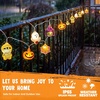 image:imageJOYIN 197FT 30 LED Halloween String Lights with Ghost amp Pumpkin 3D Designs Battery Operated Timer amp 8 Lighting Modes Spooky Indoor Outdoor Halloween Decorations for Party Yard Porch PatioMultiple Character String lights set