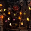 image:imageJOYIN 197FT 30 LED Halloween String Lights with Ghost amp Pumpkin 3D Designs Battery Operated Timer amp 8 Lighting Modes Spooky Indoor Outdoor Halloween Decorations for Party Yard Porch PatioMultiple Character String lights set