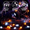 image:imageJOYIN 197FT 30 LED Halloween String Lights with Ghost amp Pumpkin 3D Designs Battery Operated Timer amp 8 Lighting Modes Spooky Indoor Outdoor Halloween Decorations for Party Yard Porch PatioPumpkin and Ghost String lights set